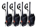 Kit 4 Radio Comunicador 777s Profissional Ht Uhf 16 Canais Bandas De Freqüência Uhf 400-470 Mhz Cor Preto