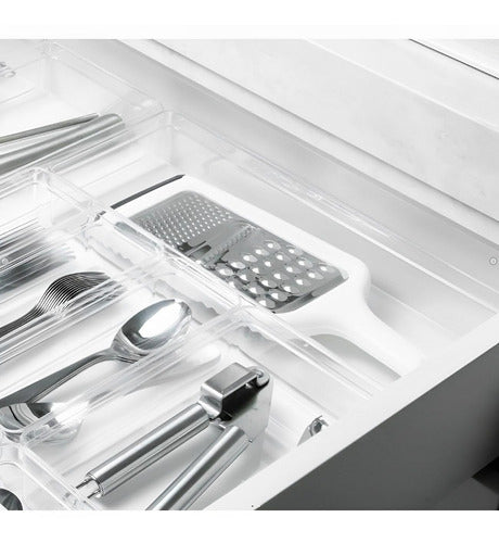 Organizador De Gaveta Cozinha Quarto Objetos Multiuso Clear