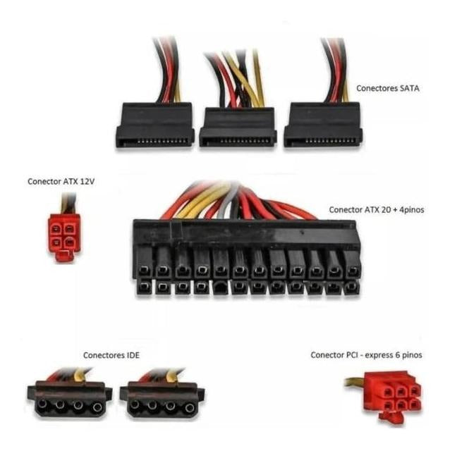Knup KP-522 fonte de alimentação para PC de 500W