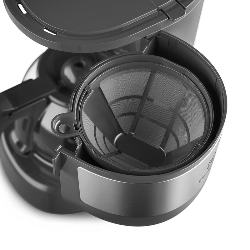 Cafeteira Elétrica Electrolux Jarra vidro, acabamento inox filtro Permanente Removível Sistema Corta Pingos Capacidade 15 xicaras 600ml ECM10