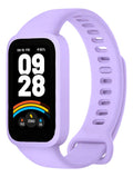 Pulseira 2em1 Protetora Para Xiaomi Smart Band 9 Active 1.47 Cor Rosa-claro