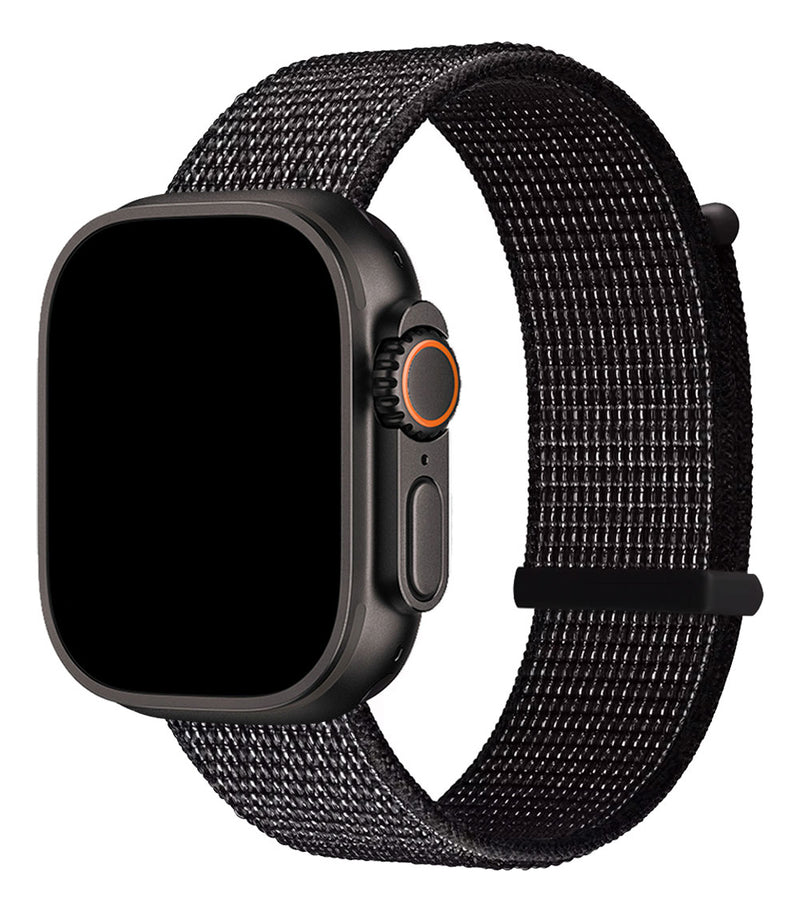 Baú do Viking pulseira Nylon Loop rosa areia compatível com Apple Watch 38/40/41/42mm