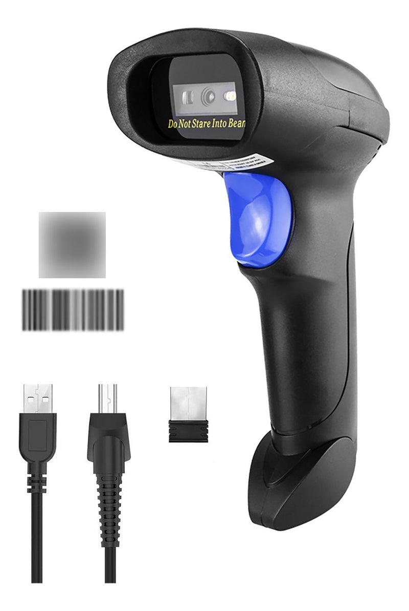 Leitor De Código De Barras QrCode Goldensky Gs-l8 Sem Fio 2d Danfe Wireless Usb