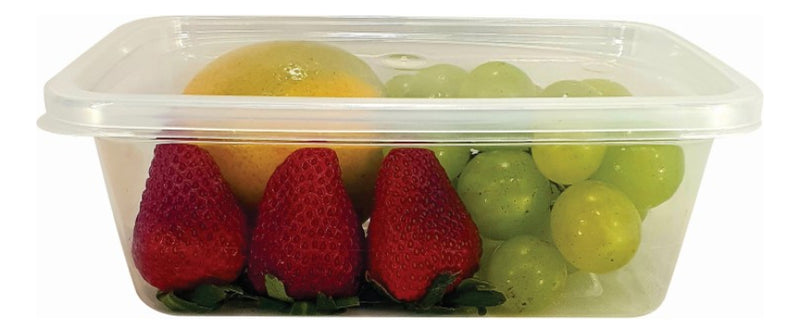 Kit 10 Potes 1 Litro Transparente Marmita Fitness Bpa Free