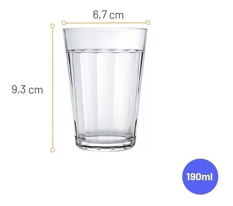 Copo Americano Multiuso Long Drink 300ml Kit Com 24 Un Nadir Cor Transparente