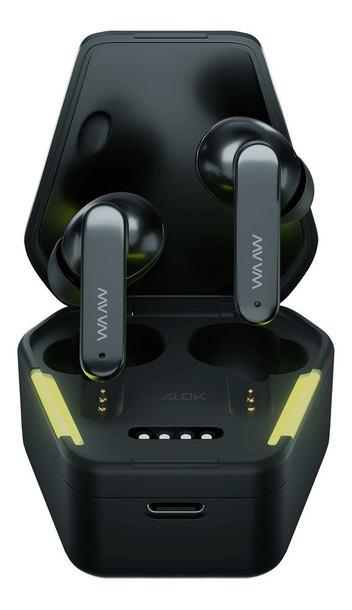 Fone de Ouvido Bluetooth WAAW by ALOK Energy 100EBG com Microfone e Modo Gamer