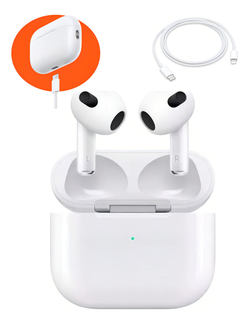 Fone Bluetooth 3°geração Para iPhone XR 11 12 13 14 15 Cor Branco