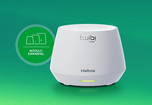 Roteador Mesh Sem Fio Wifi 6 1200mb Intelbras Twibi Force Ax Cor Branco