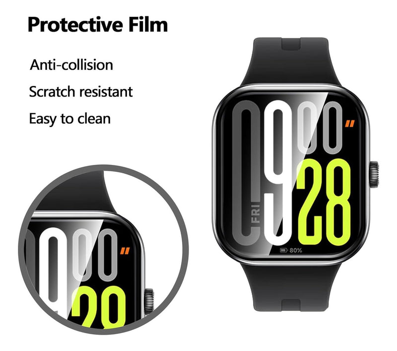 Película 3d 9d Cerâmica Para Redmi Watch 3 4 5 Active Lite