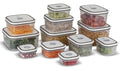 Kit Potes Herméticos Plásticos Cinza 12 Unidades Electrolux