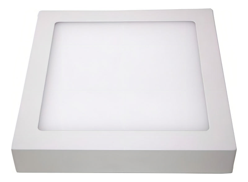 Elgin plafon painel quadrado sobrepor 24w branco frio 6500k estrutura branco-frio