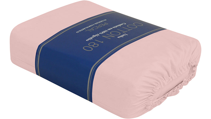 Lençol Zelo Cotton 180 Com Elástico Solteiro Branco Desenho do tecido Liso