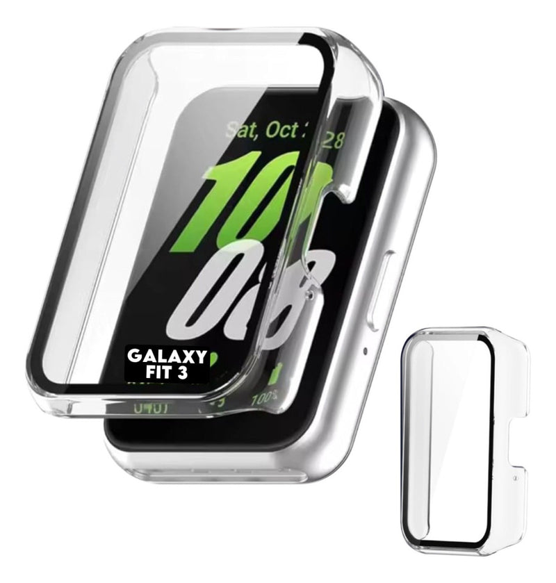 Case Película Compatível Com Samsung Galaxy Fit 3 Smartwatch