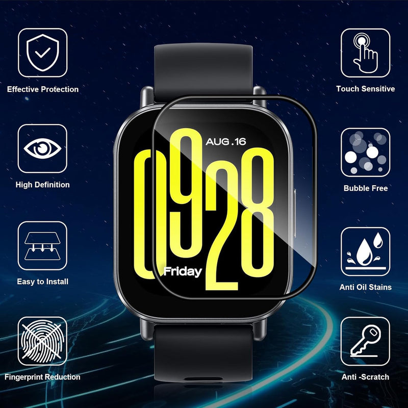 Película 3d 9d Cerâmica Para Redmi Watch 3 4 5 Active Lite