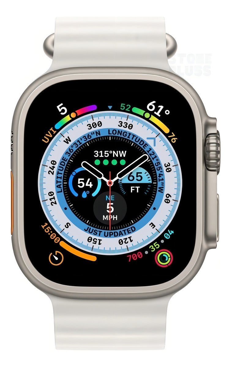 Pulseira Oceano Para Apple Watch Ultra 49mm Cor Lilás