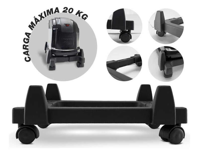 Carrinho Suporte Para Cpu E No Break Com Rodinhas Force Line