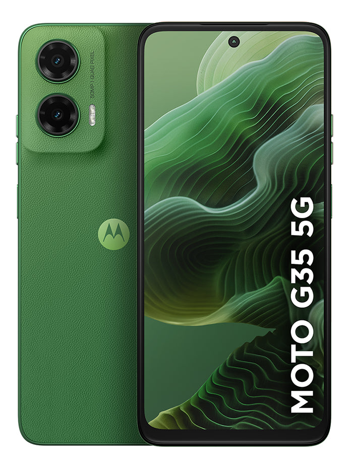 Smartphone Motorola Moto G35 5g - 128gb 12gb (4gb Ram+8gb Ram Boost) E Camera 50mp Com Ai Nfc Tela 6.7 Com Superbrilho - Grafite - Vegan Leather