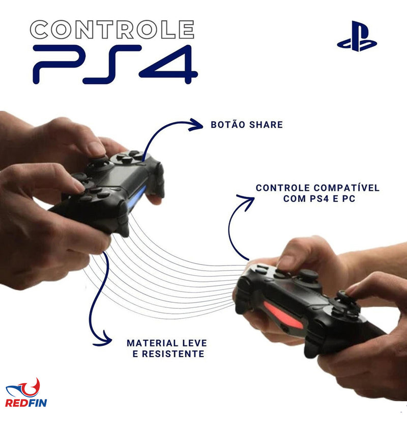 Controle compatível tv samsung pc p4 bluetooth pc gamer tv smart REDFIN