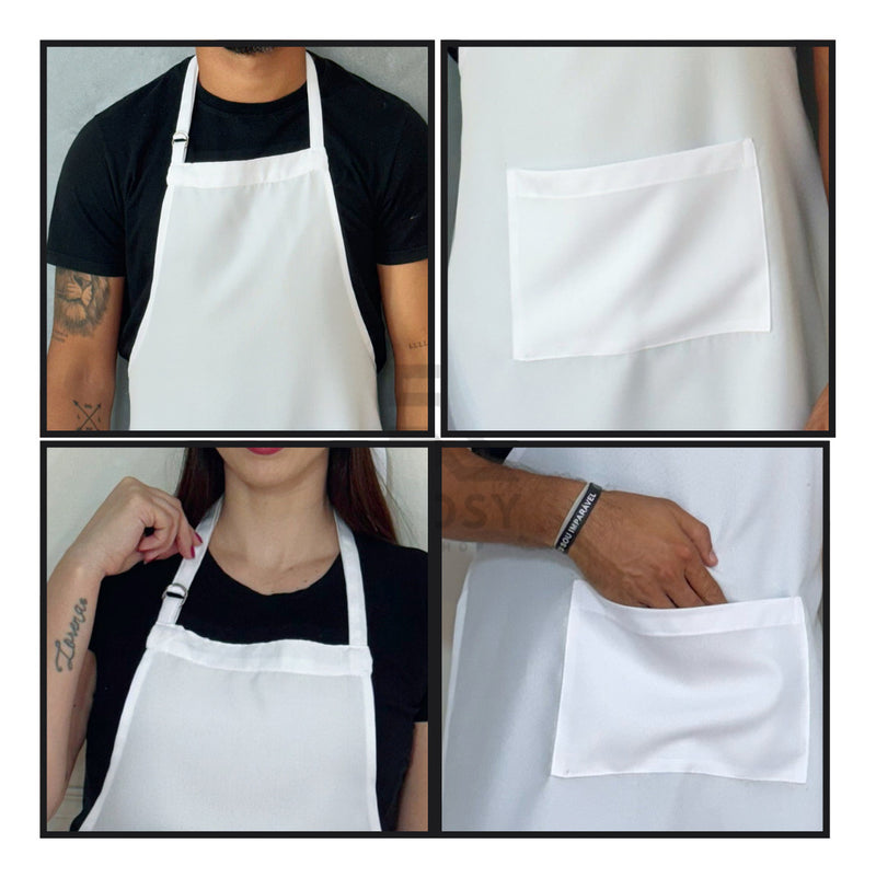 Kit 5 Avental Cozinha Garçom Oxford Restaurante Lachonete