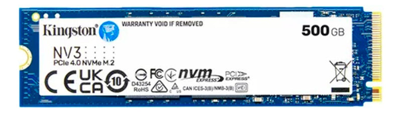 SSD Kingston NV3 500GB M2 2280 NVME PCIe 4.0 Gen 4x4 Ultra Rápido