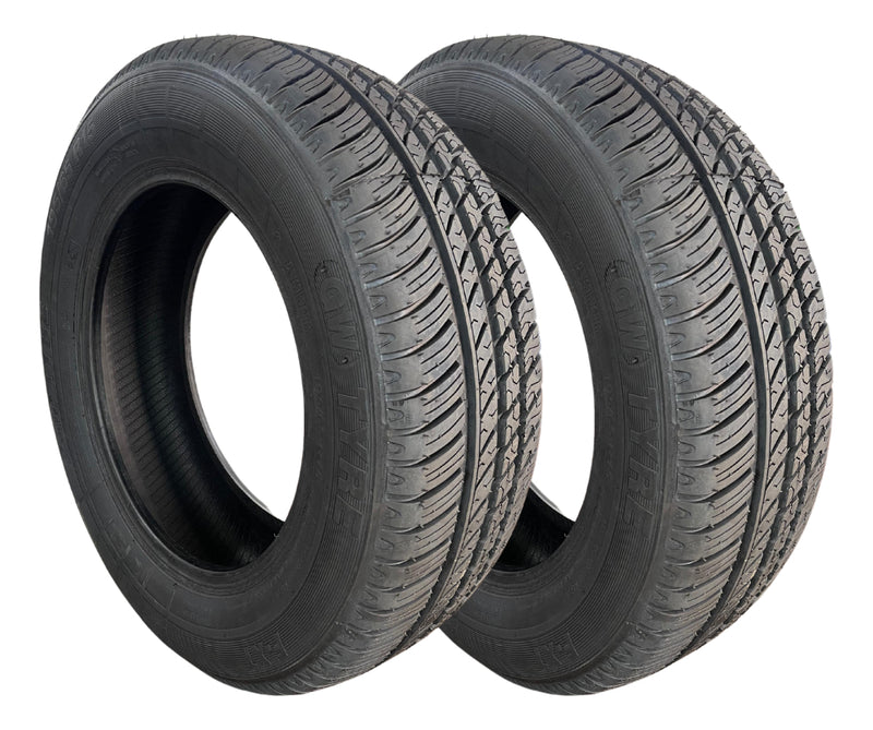 2x Pneu Aro 15 195/65 R15 Gw Tyre Ecológico Remold 1ª Linha L