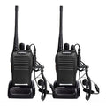 Kit 2 Radio De Comunicaçao Wok Tok Profissional Longo Alcanç Cor Preto