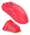 Mouse Gamer Attack Shark X11 Branco 22000 Dpi Usb Bluetooth Branco