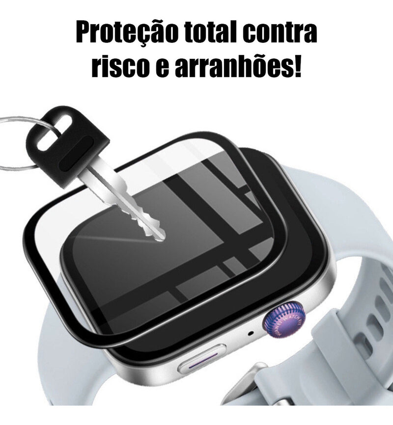 Película 9d Cerâmica Para Apple Watch 38/40/41/42/44/45/49mm