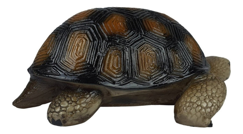Tartaruga G Enfeite Jardim Decoração Resina 31,5cm