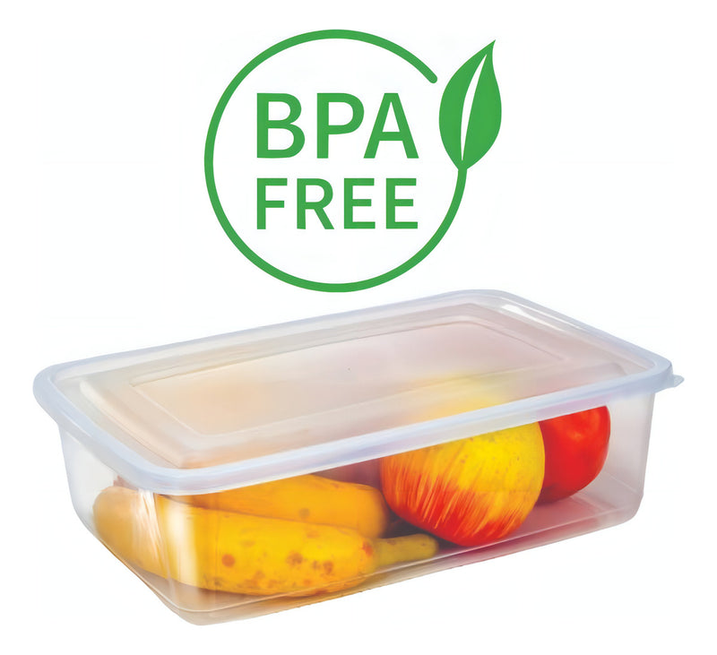 Kit 10 Potes 1 Litro Transparente Marmita Fitness Bpa Free
