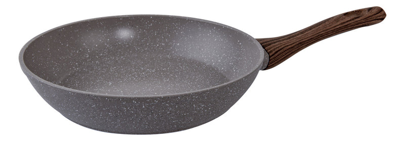 Jogo de panelas de cozinha Mimo Style Cook Fundo de Tripla Indução com 10 peças de alumínio marmol vanila