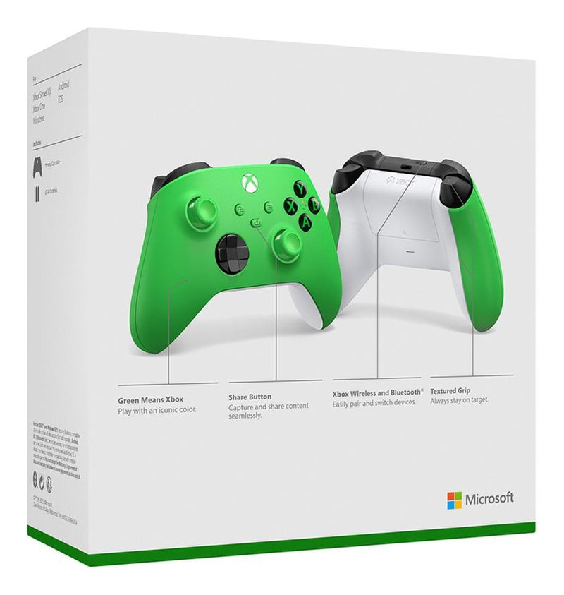 Controle Joystick Sem Fio Microsoft Xbox Shock Blue