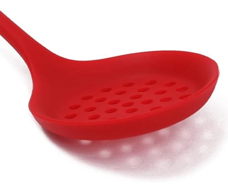 Escumadeira De Silicone Bueno Cores 30cm Mek