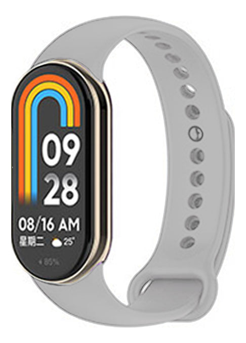 3x Pulseira Silicone Para Smartband Mi Band 9 Miband 9 Cor Preto/Preto/Preto Largura da pulseira 15 cm