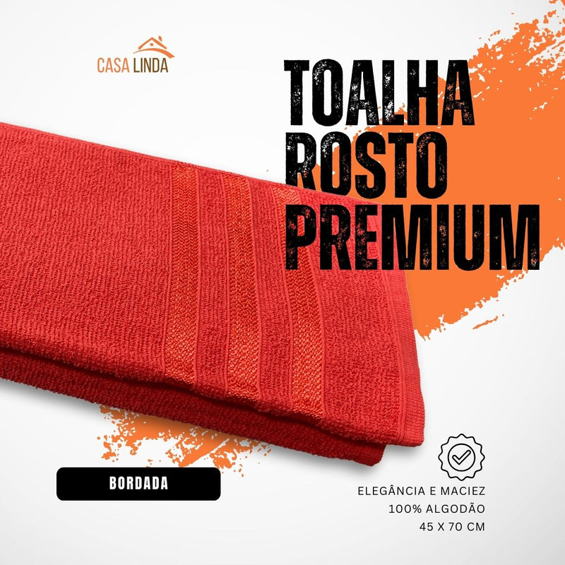 Kit 5 Toalhas De Rosto Para Salão 45x70 - Europa - Color