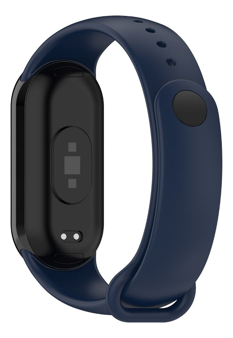 Pulseira Silicone Trava Metal Sport Compatível C/ Mi Band 8 Cor Vermelho