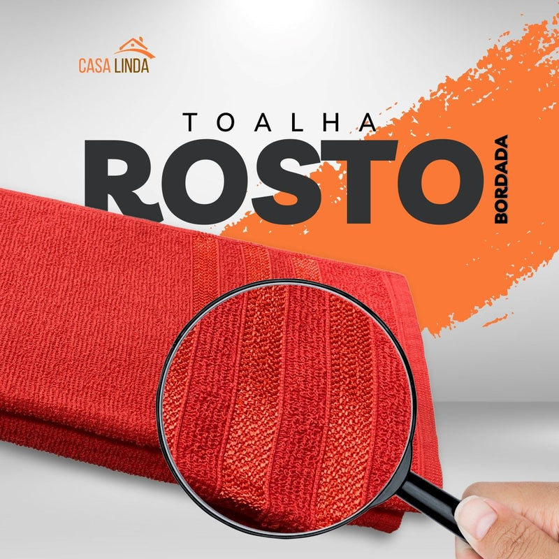 Kit 5 Toalhas De Rosto Para Salão 45x70 - Europa - Color