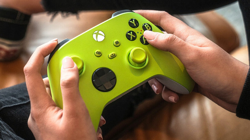 Controle Joystick Sem Fio Microsoft Xbox Shock Blue