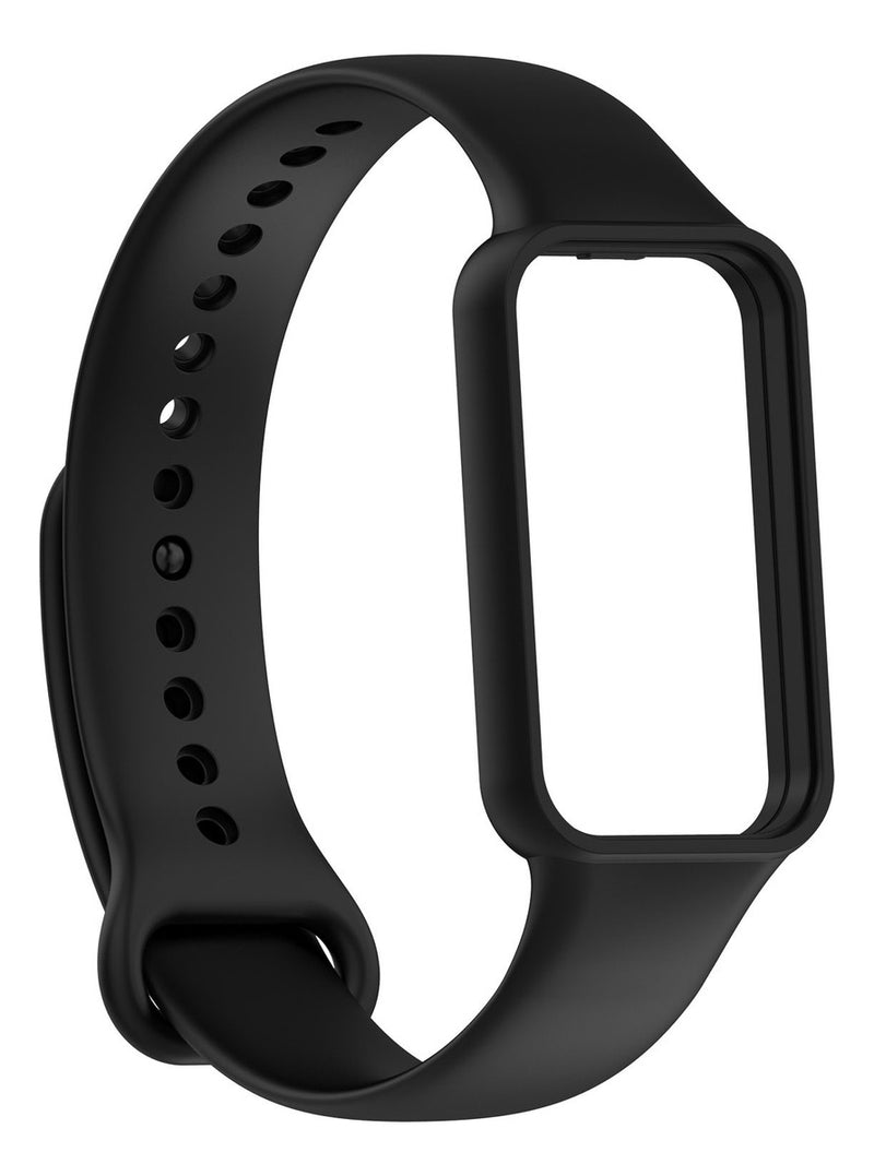 Pulseira De Silicone Para Xiaomi Smart Mi Band 8 Active Cor Verde/água