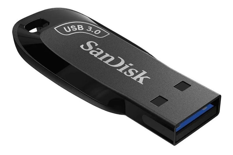 SanDisk Ultra Shift pendrive 64 GB 3.0 preto 10x mais rápido