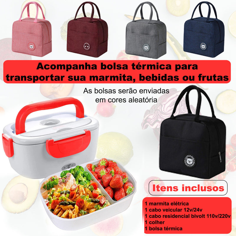 Marmita Elétrica Yonks Bivolt Carro/casa 12v/24v E 110v/220v