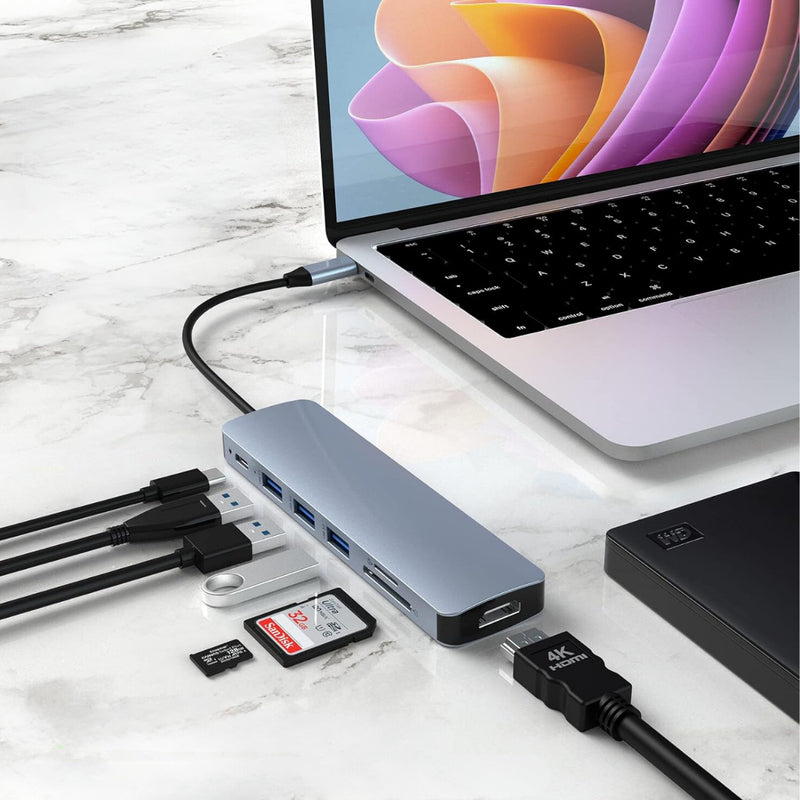 POLARES ZEN1 Adaptador Macbook Hub Usb-c Air M1 M2 Dex
