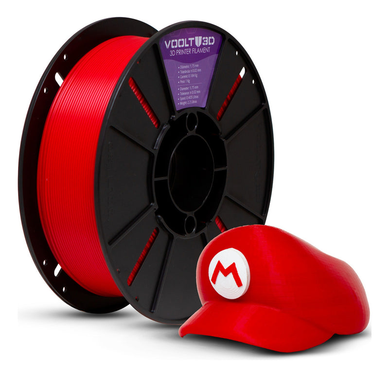 Voolt3D PLA Filamento 1.75mm Premium 1kg Cor Bege Caucasiano