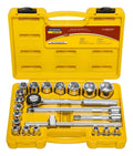 Jogo Soquete Sextavado 8-32mm Encaixe 1/2 22 Pc Tramontina