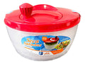 Centrífuga De Salada Secador Verduras Manual 4 Litros Cores Cor Cinza