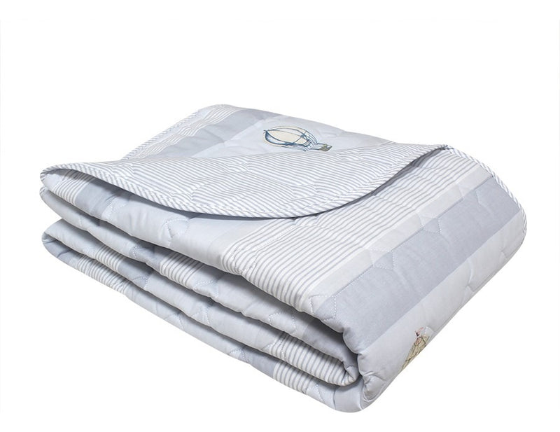 Colcha Matelassê Bambini Berço - Ballune Azul