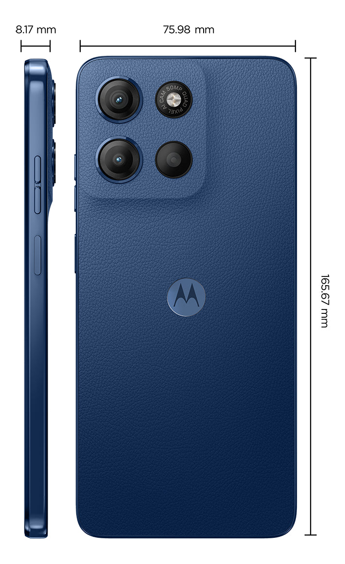 Smartphone Motorola Moto G15 - 128gb 12gb (4gb Ram+8gb Ram Boost) E Camera 50mp Com Ai E Night Vision Bateria De 5200 Mah Tela Fhd+ 6.7 Com Superbrilho Nfc Azul Claro