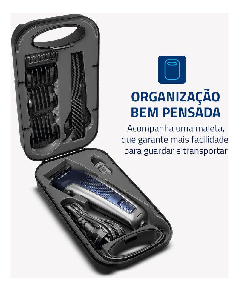 Maleta com Cortador De Cabelos, Mondial, 10W - CR-09M