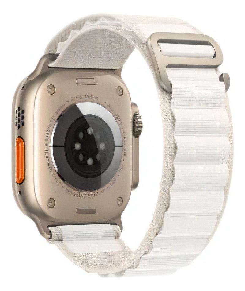Pulseira Alpine Loop Para Apple Watch Série 8 45mm Ultra 49 Cor Grafite