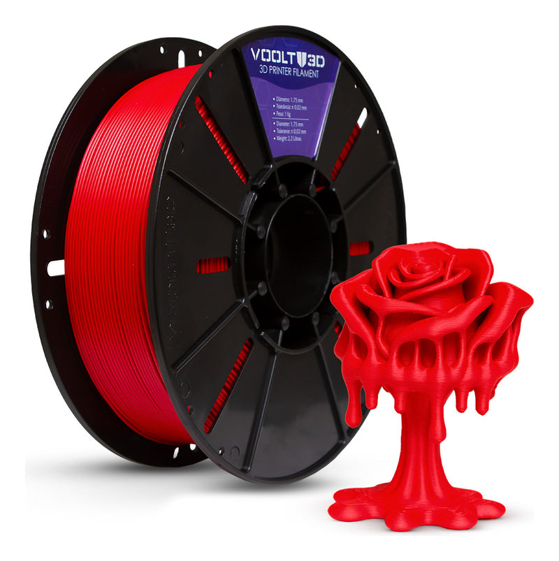Filamento 3d Pla 1kg impressão 3d Premium 1.75mm Voolt3d cor preto